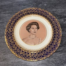 Antique Princess Margaret Visit to Canada 1958 Avnsley Souvenir China Plate KZ picture