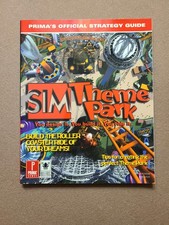 Sim Theme Park Prima's Official Strategy Guide Roller Coaster Design Bullfrog EA picture