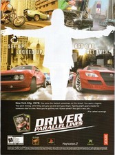 Atari Driver Parallel Lines 2006 Original Print Ad PlayStation 2 Xbox picture