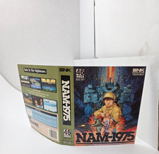 ORIGINAL SNK NEO GEO AES NAM 1975  PAPER INSERT ONLY ( VERY GOOD) #L8 picture