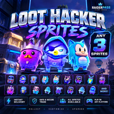 LOOT HACKER SPRITES - ANY 3 OF YOUR CHOICE picture
