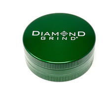 Diamond Grind 2 part Herb Grinder Green 2.25