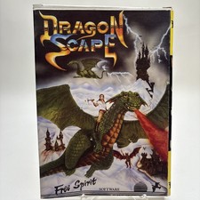 Dragon Scape Commodore Amiga Computer Game 1990 Floppy Disk Complete Rare Box picture