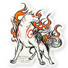 Amaterasu - Okami ✦ B-Side Label Sticker picture