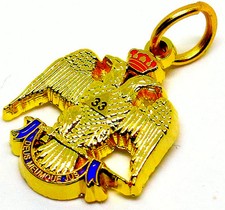 33rd Degree Eagle Charm Pendant picture