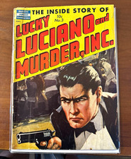 Famous Gangsters #3 Lucky Luciano and Murder, Inc. Golden Age Crime Comic picture
