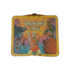 Vintage 1983 Dragon's Lair Metal Lunchbox,  No Thermos picture