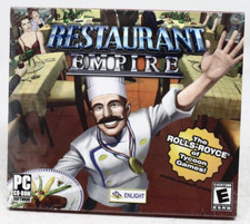 Restaurant Empire Jewel Case (PC, 2008) - New Sealed picture