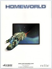 Homeworld - Sierra PC Game - Vintage Original Print Ad/Poster Promo Art 1998 picture