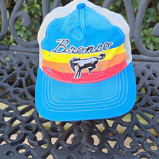 Ford Bronco Official Licensed Blue Mesh Snapback Trucker Hat Cap picture