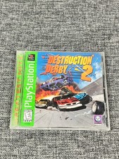 Destruction Derby 2 (Sony PlayStation 1 PS1, 1996) Black Label Untested CIB picture