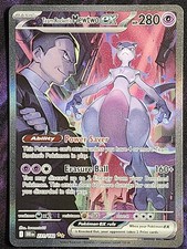 Pokemon Team Rocket's Mewtwo EX 231/182 (LP) Destined Rivals DRI picture