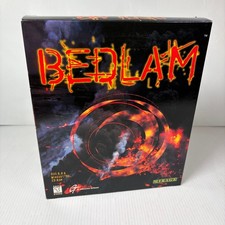 BEDLAM PC Big Box DOS Windows 95 Video Game Top-Down Shooter Action picture
