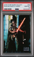 2018 Topps Star Wars Galaxy Dueling Darth Vader #89 PSA 10 picture
