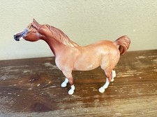 Vintage Breyer Molding Co Horse Chestnut Brown White Markings Model Figurine picture