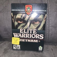 Elite Warriors Vietnam (2005, PC video Game) Complete Big Box SOG John Plaster picture