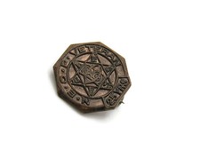 Vintage N.E.O.P. 25 Year Veteran Service Award Pin New England Order of picture