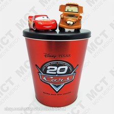Disney/Pixar Cars 20th Anniversary Metal Popcorn Bucket with Lid -Ships Now picture