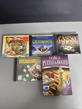 PC CD-ROM Game Lot Of 5 - Hoyle Casino, Mystery, & More - Untested picture