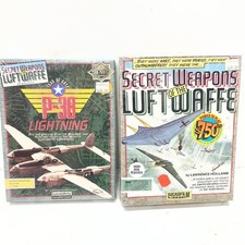 Secret Weapons of The Luftwaffe & P-38 Lightening PC-Disc 1990 Lucasfilm Games picture