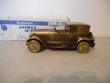 VTG Banthrico Diecast metal coin Bank 1927 Lincoln Brougham w/ Original box  picture