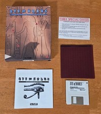 Eye of Horus Papyrus Scrolls Egypt Mythology Fanfare Amiga Big Box Game 1989 picture