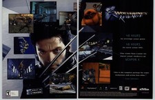 X-2 Wolverine's Revenge PS2 Xbox 2004 Print Ad/Poster X-Men Hugh Jackman Art picture