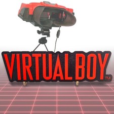 🕶️ Engraved Nintendo Virtual Boy Wood Sign – Retro Gamer Wood Wall Art Decor picture