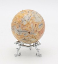 Western Australian Crazy Lace Agate 66mm Rock Sphere Free Stand Jasper CL6 picture