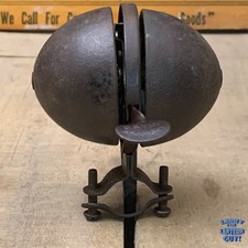 Bevin ~ Bicycle Bell ~ Antique early 1900s TOC Double Egg Shape Working picture