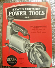 Vintage 1963 Sears and Roebuck Craftsman Power Tools Catalog picture