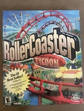 Roller Coaster Tycoon PC CD ROM Big Box Sealed BOX FADED & DAMAGED Win 95/98 NIB picture