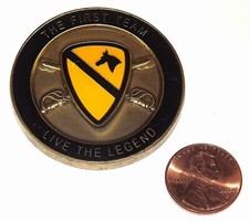 Challenge Coin - US Army - The First Team - Live the Legend - 1-Star - Iraq - picture