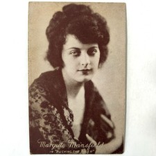 Margrite Mansfield Bucking The Tiger 1920’s Actress Arcade Exhibit Card Postcard picture