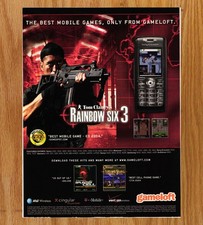 Tom Clancy's Rainbow Six 3 Mobile Phone - Video Game Loft Print Ads Poster 2004 picture