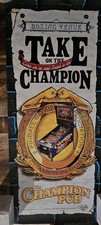 BALLY CHAMPION PUB ORIGINAL PINBALL POSTER NEW OLD STOCK EXCELLENT CONDITION  picture