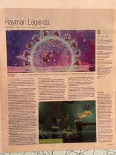 Rayman Legends Video Game Magazine Review 2013 Gaming Ephemera Wii U PS3 360 picture