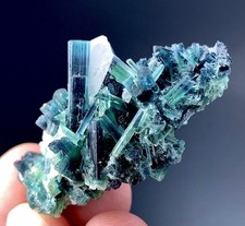 84 Carat Bi Colour Tourmaline Crystal Specimen From Afghanistan  picture