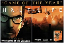 Half Life - Sierra PC Game - Vintage Original Print Ad/Poster Promo Art 1999 picture