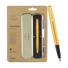 Parker Frontier Gold Roller Ball Pen Elite Pen For Corporate Purposes / FS picture