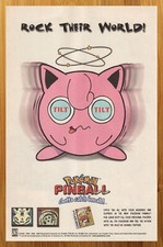 1999 Pokemon Pinball Game Boy Color GBA Print Ad/Poster Jigglypuff Official Art picture