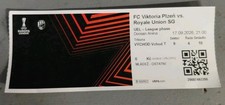 Used Ticket FC Viktoria Plzen v Royale Union Saint Gilloise UEFA Europa... picture