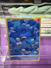 Riolu Sleeping Full Art Holo Card - Custom Replica / Proxy Art picture