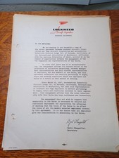 Original 1944 Lockheed New Employee Documents Paper Lot JRR26 picture