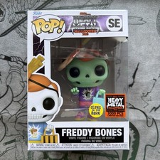 Funko Pop #SE Freddy Bones GITD (Heavy Metal Halloween) LE 3000 Box Dmg picture