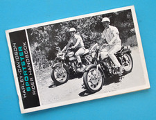 Antique Vintage 1965 Harley Riders Hand Book XLH XLCH Sportster Owners Manual picture