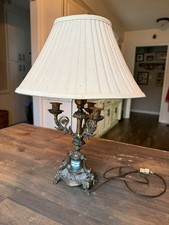 Vintage Mid-Century Hollywood Regency Candelabra Table Lamp 20” RARE picture