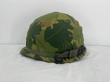 Vietnam War M-1 Helmet #2: Refurbished w/ Original Parts and Reproduction Cover picture