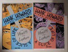 HANK HOWARD PIZZA DETECTIVE-SLICE OF LIFE (2026) #1+2 NM-/VF+ SET BAD IDEA  picture
