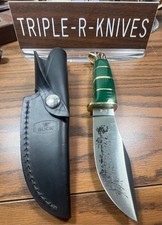 Vintage Ducks Unlimited 1995 Buck Fixed Blade Knife W/ Sheath picture